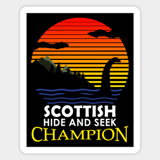 Scottish Hide And Seek Champion Magnet